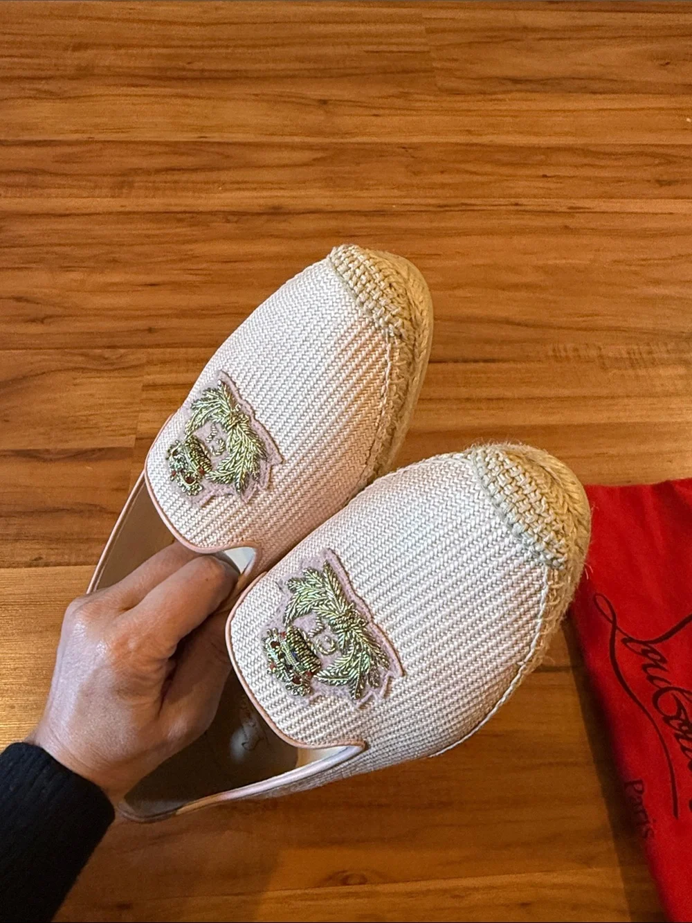 Christian Louboutin Women's Nanou Orlato Donna Espadrilles size 40